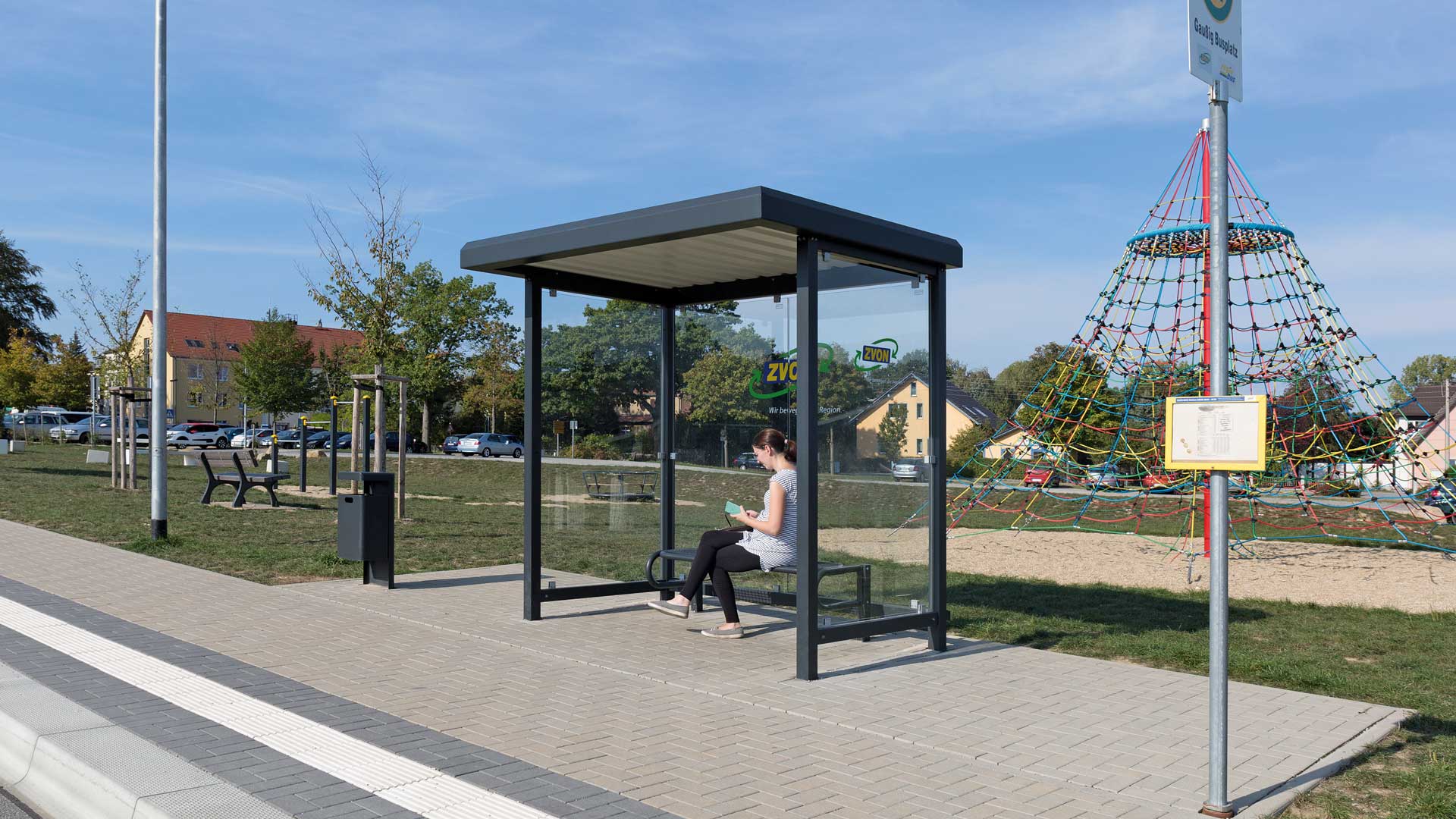 Wartehalle STADT in Gaußig