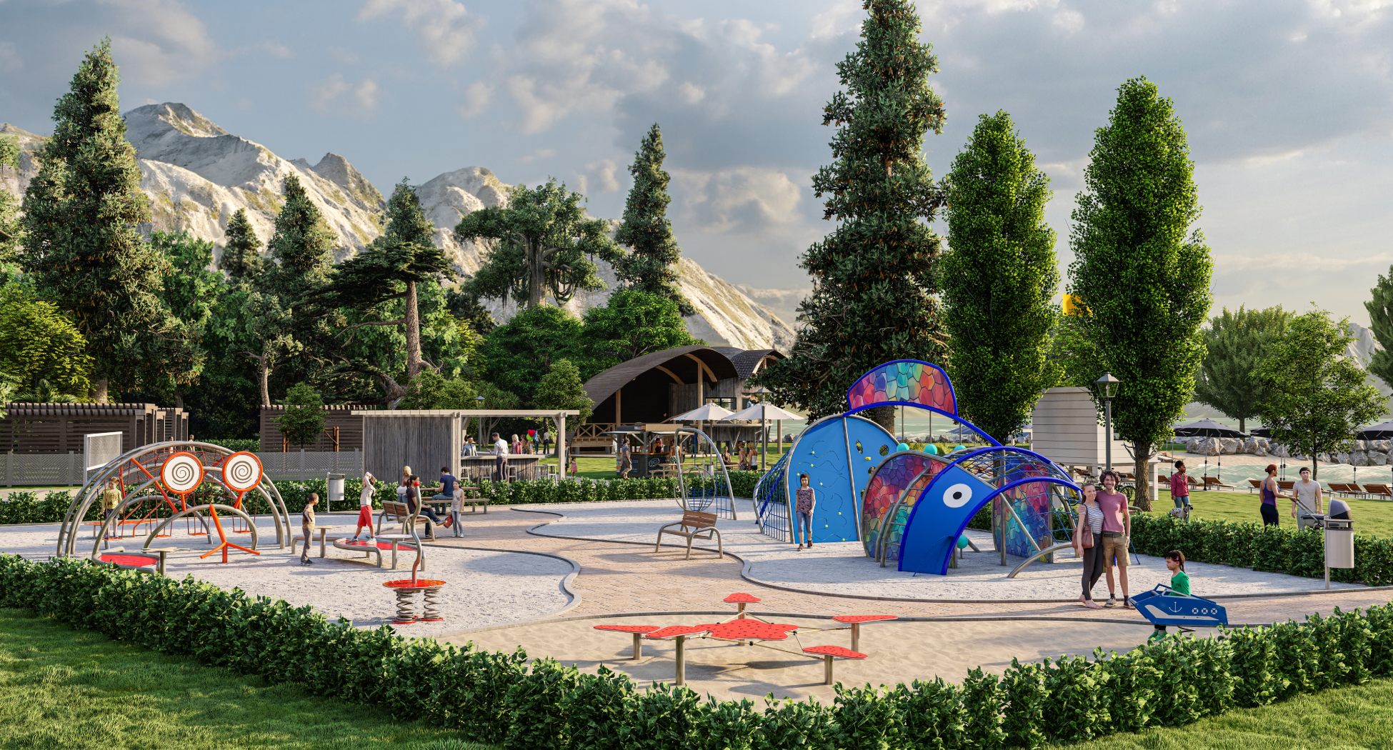 Spielplatz Gesamtübersicht