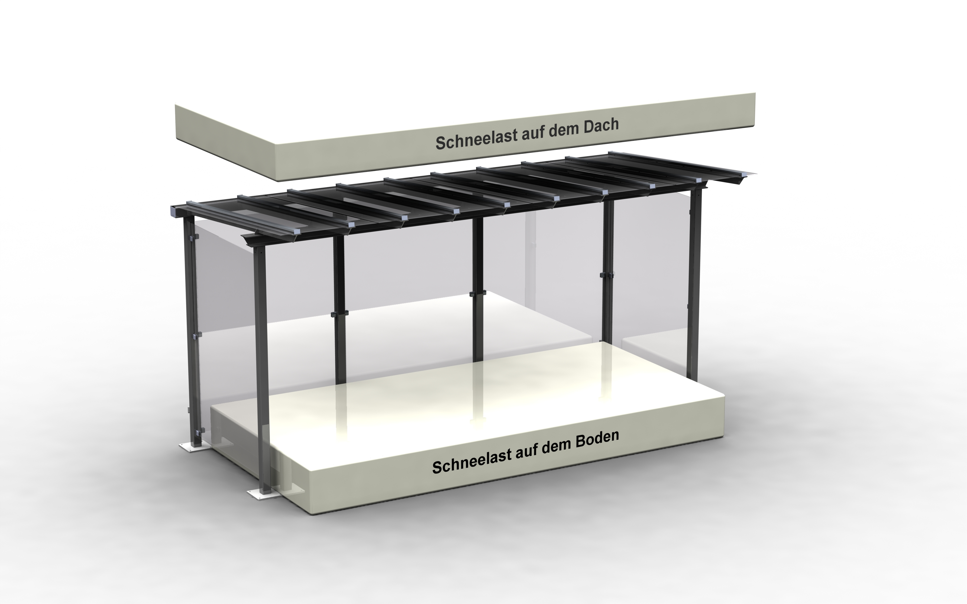 Schneelast-Grafik Hamburg