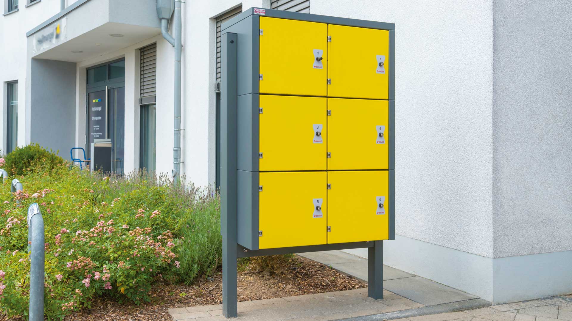 Schließfachanlage SECURE (2 Fächer breit) in Troisdorf