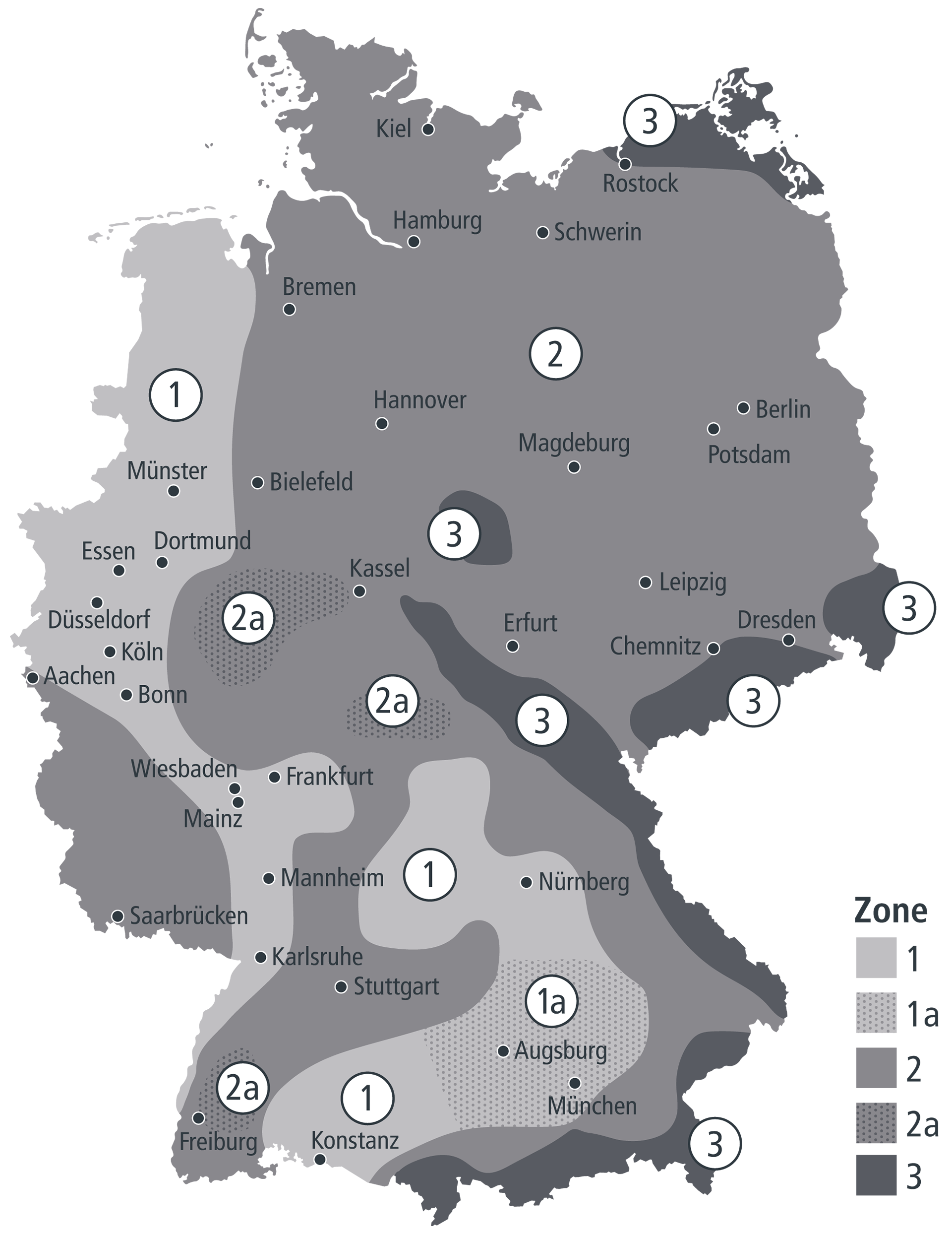 ZIEGLER Schneelastzonenkarte