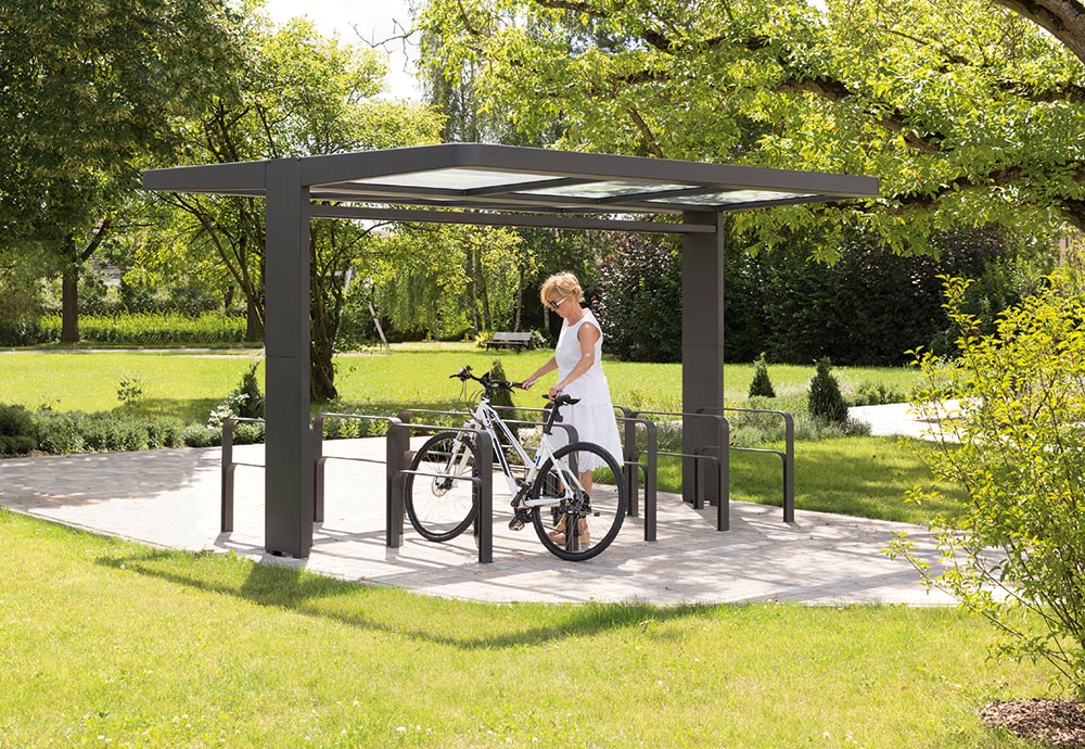 Fahrradständer Fahrradüberdachung