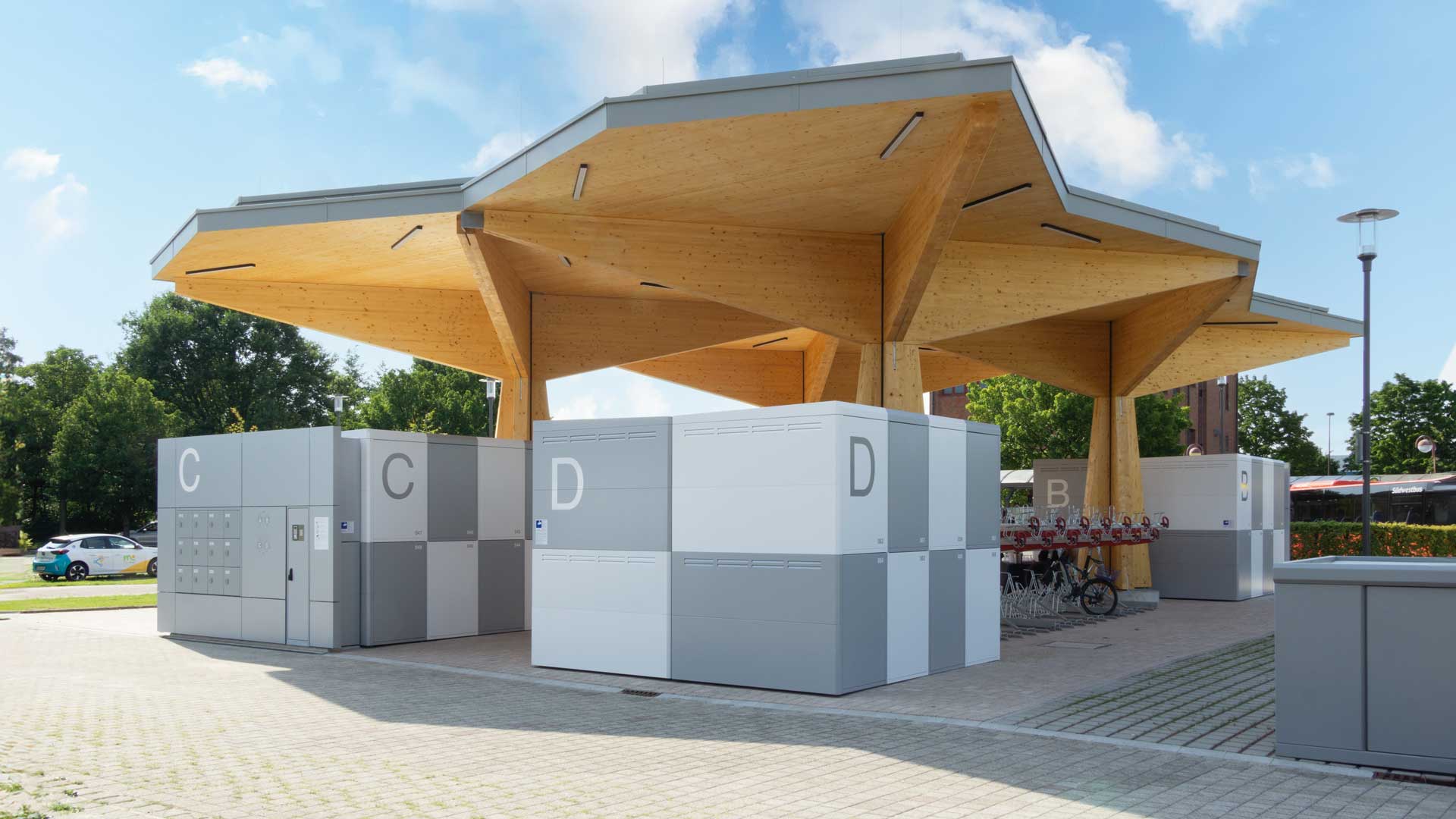 Fahrradgaragen FULLERTON-E XL in Achern Fahrradgarage FULLERTON in Achern