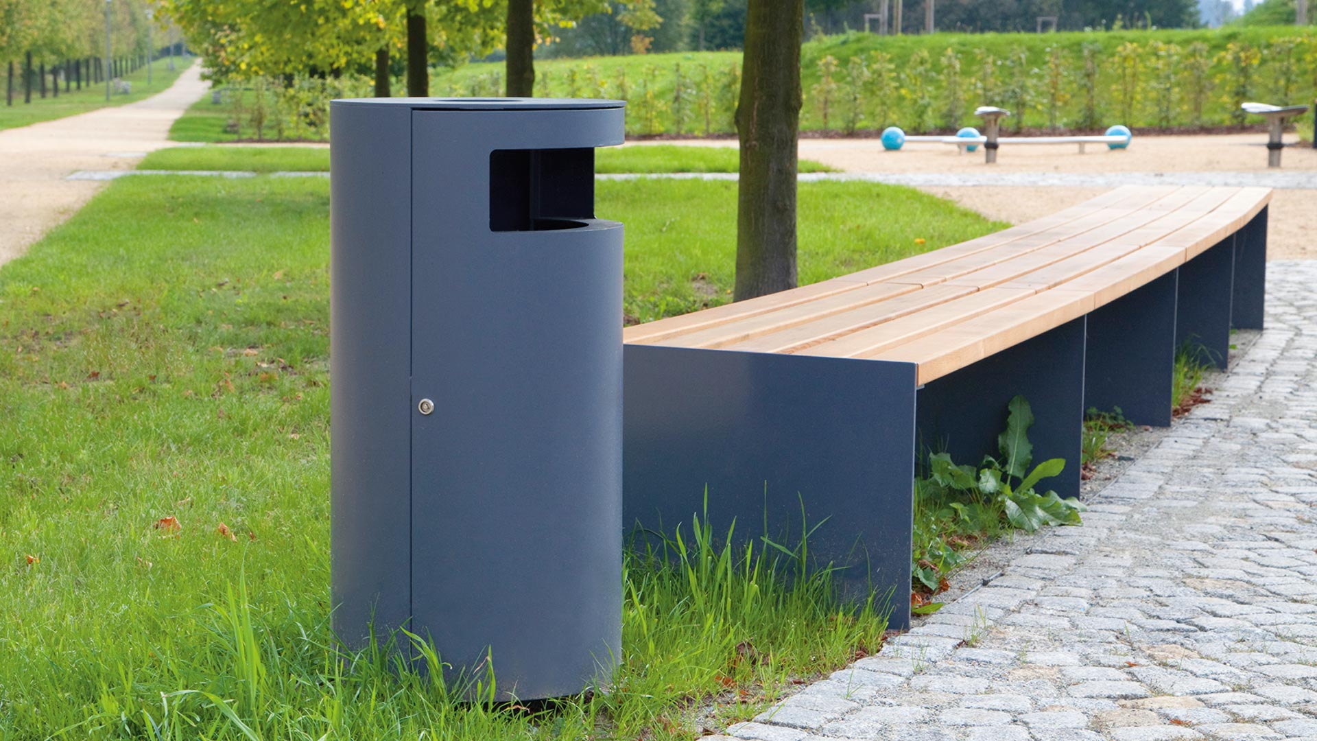 Abfallbehälter CIMA in Olbersdorf