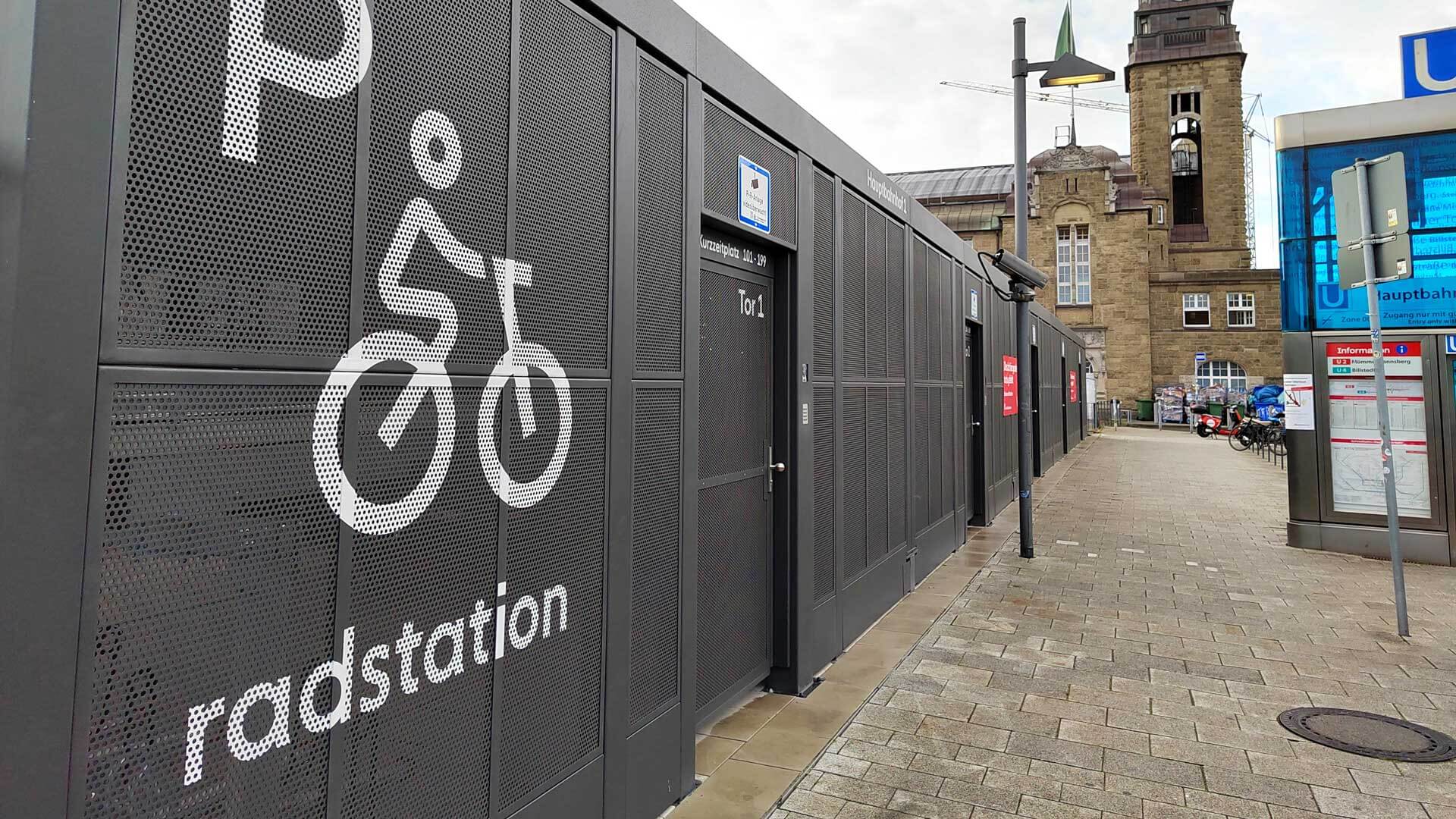 Fahrradabstellanlage in Hamburg