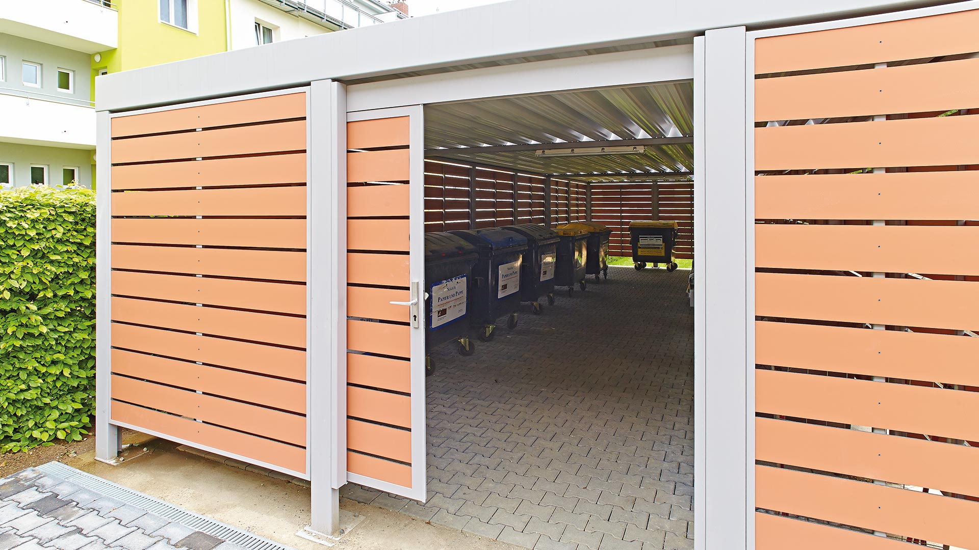 Wertstoffüberdachung MULTIPORT® in Köln