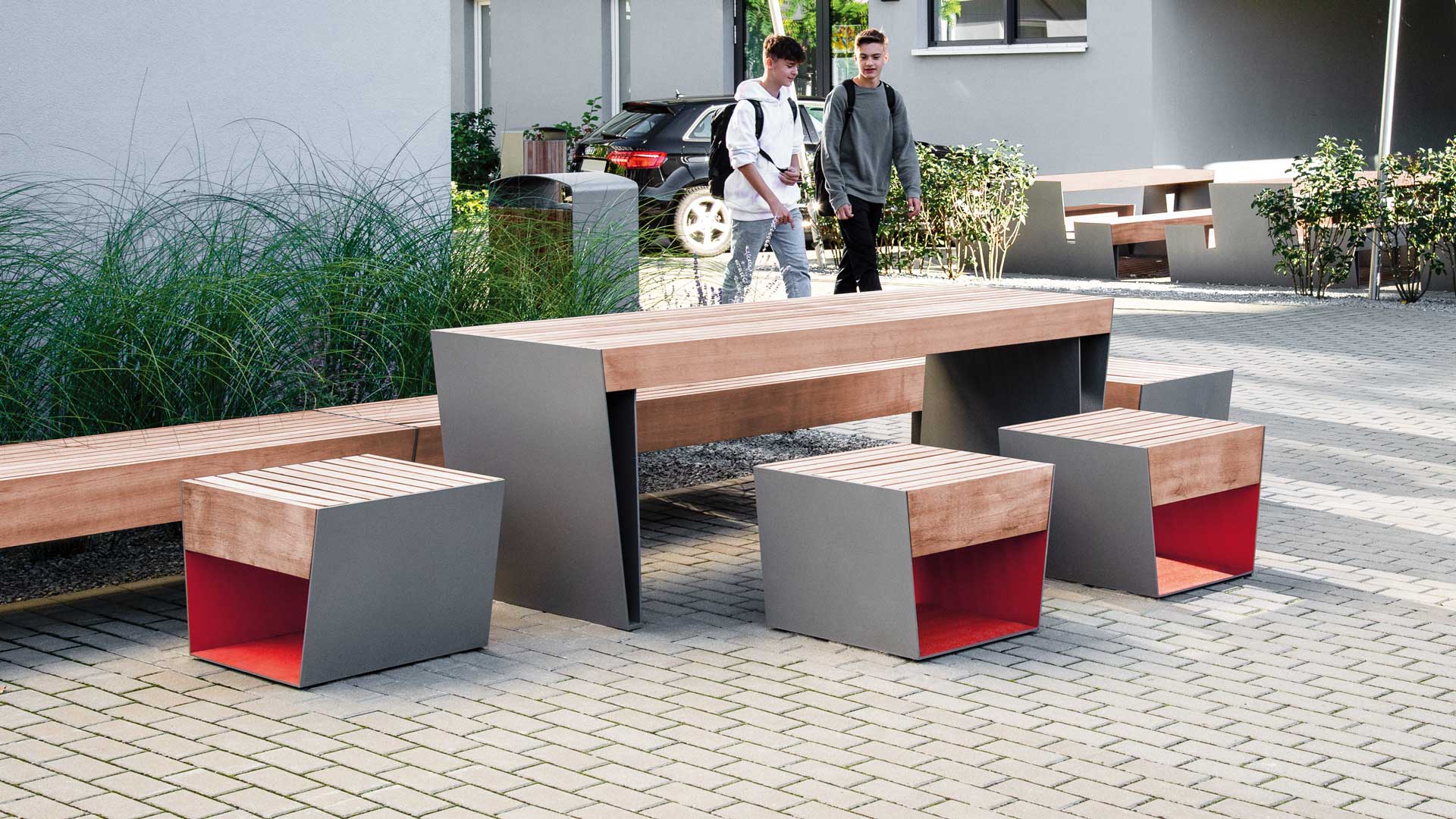 Bank-Tisch-Kombination BLOCQ in Ahrensfelde