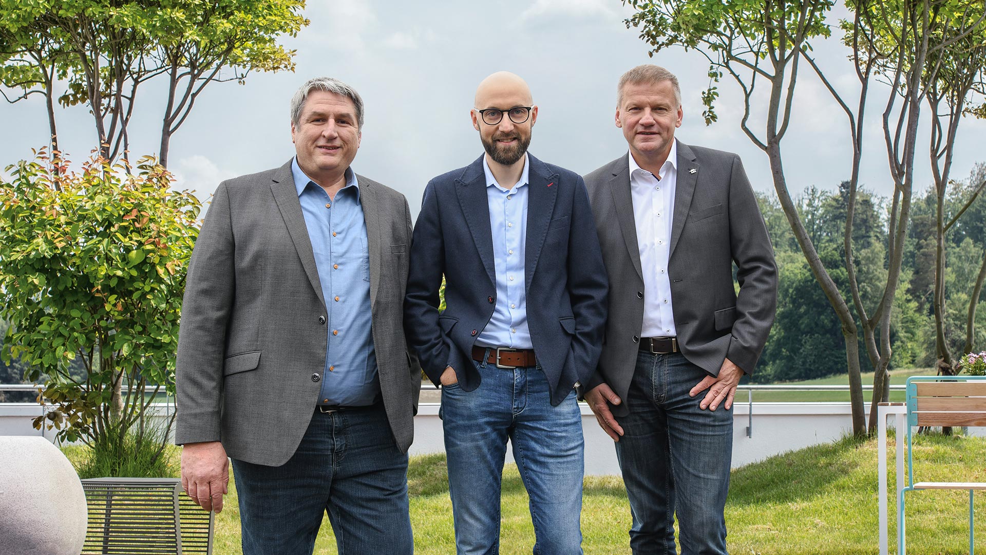 2022 neue ZIEGLER-Geschäftsführer Thomas Baumgartner, Artem Dikmann und Udo Rietscher