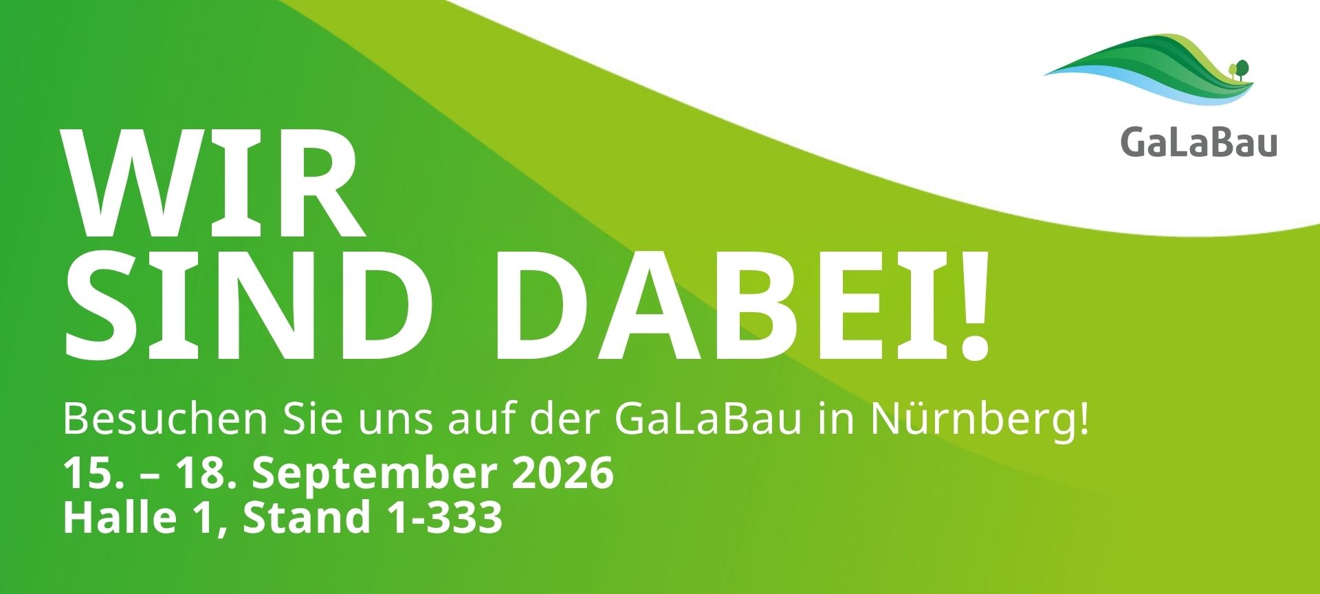 ZIEGLER ist wieder auf der GaLaBau 2026 dabei