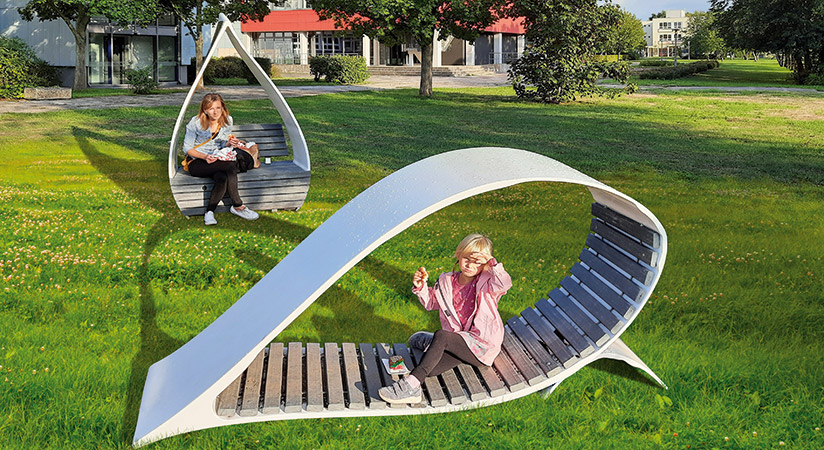 Upgecycelte Outdoor-Möbel von Wings for Living