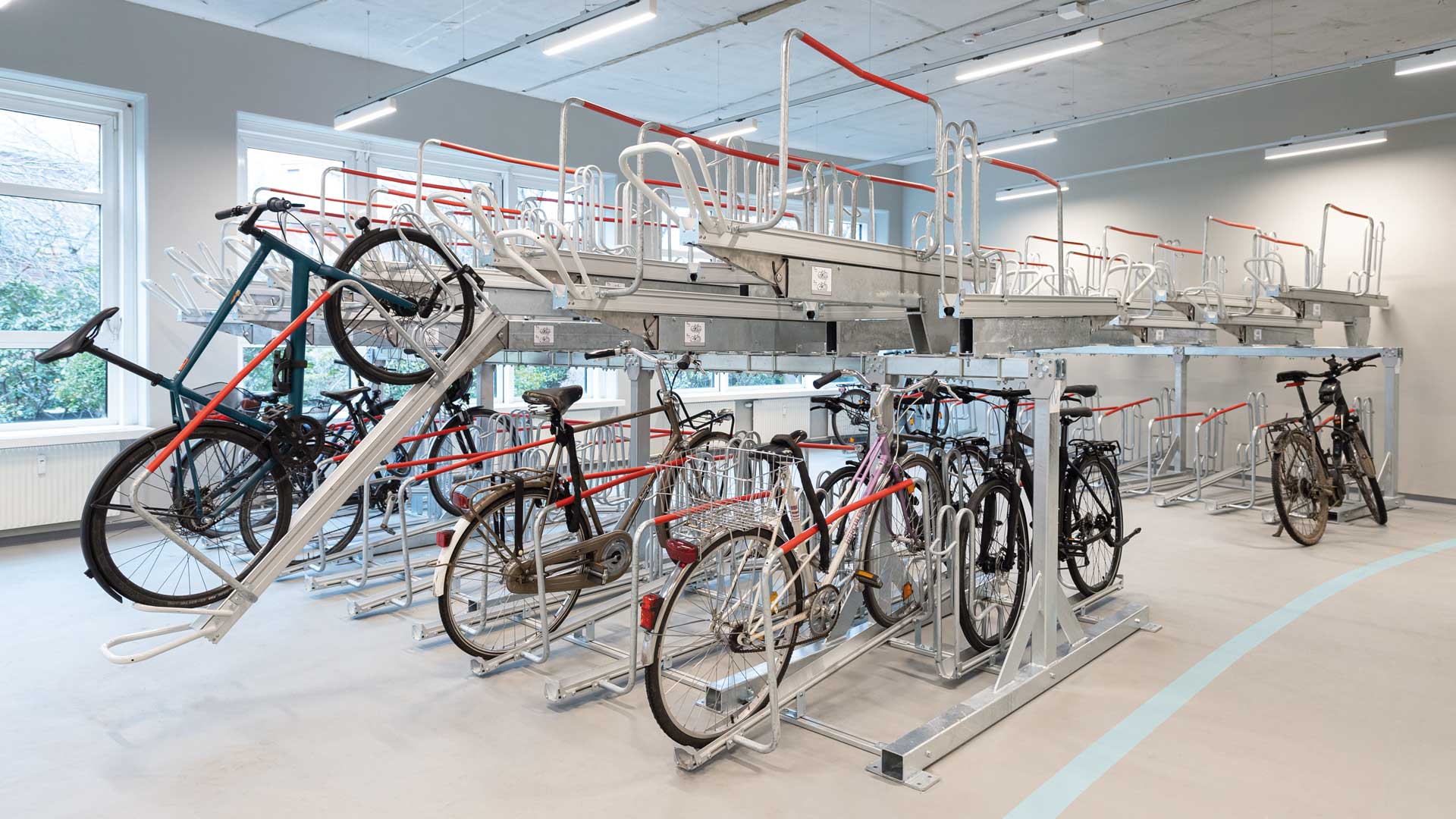 Doppelstockanlage FLEXHUB in Berlin