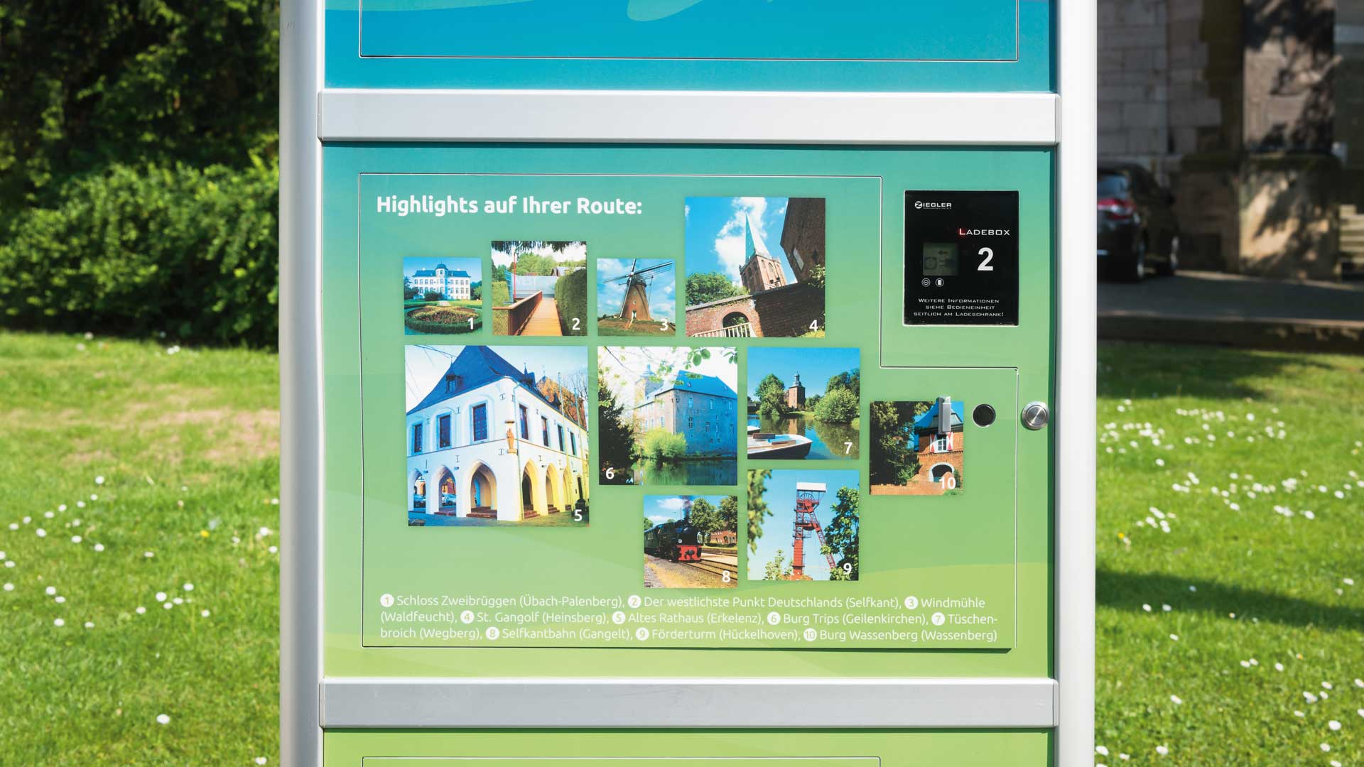 E-Bike Ladestellenschrank AMARO in Westbikeroute