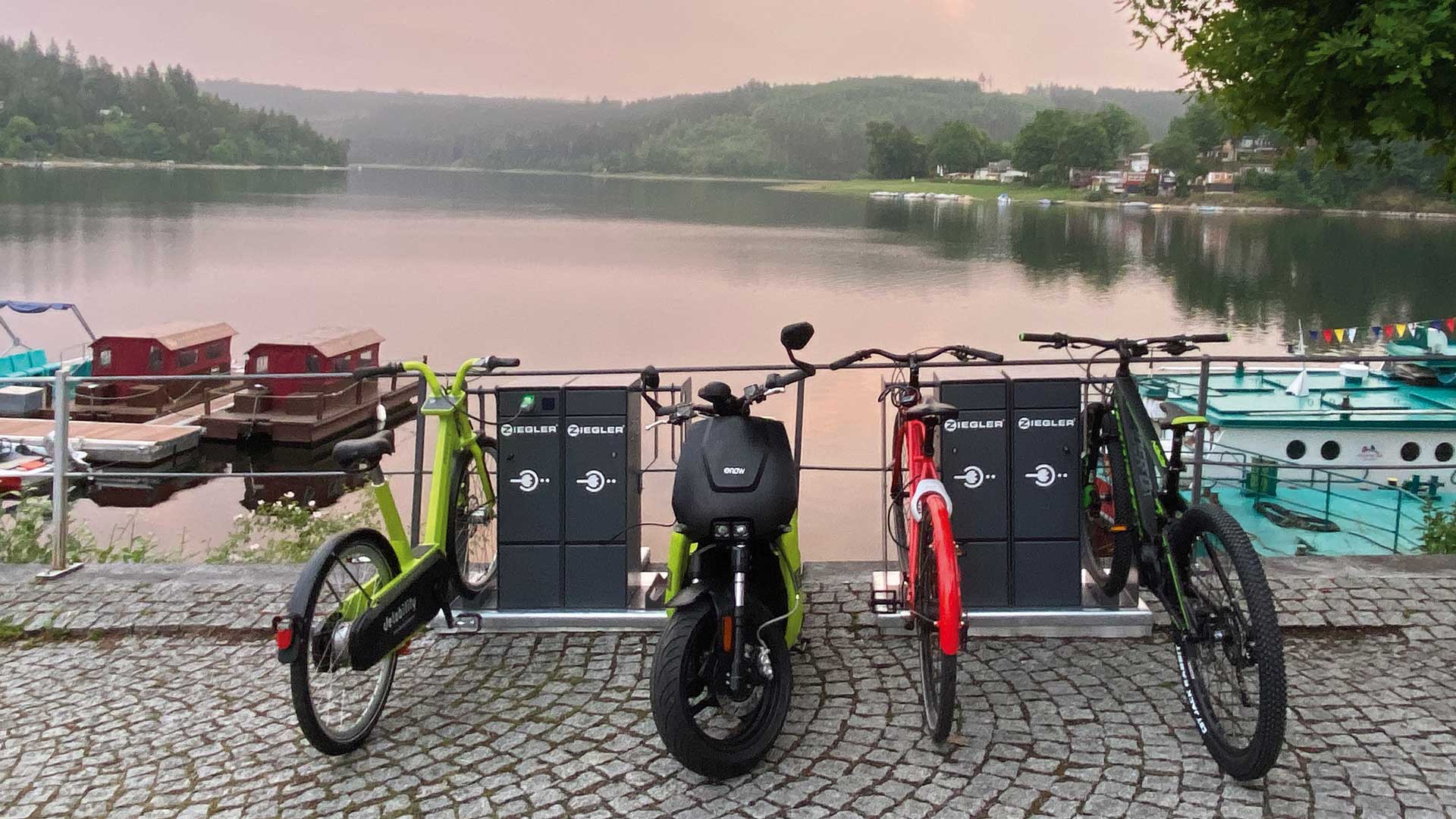 Fahrradabstellanlage VELO CONNECTOR in Saalburg