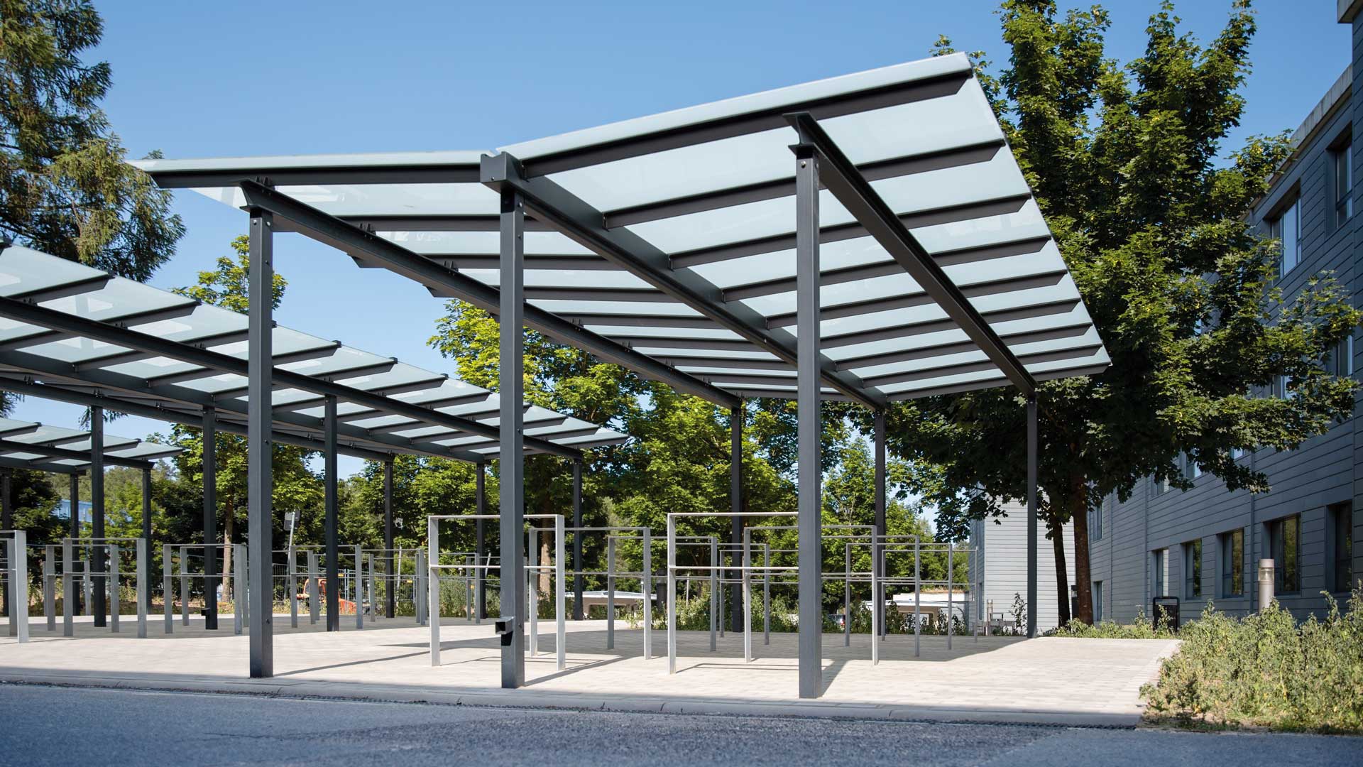 Fahrradüberdachung PEGASUS in Bernau