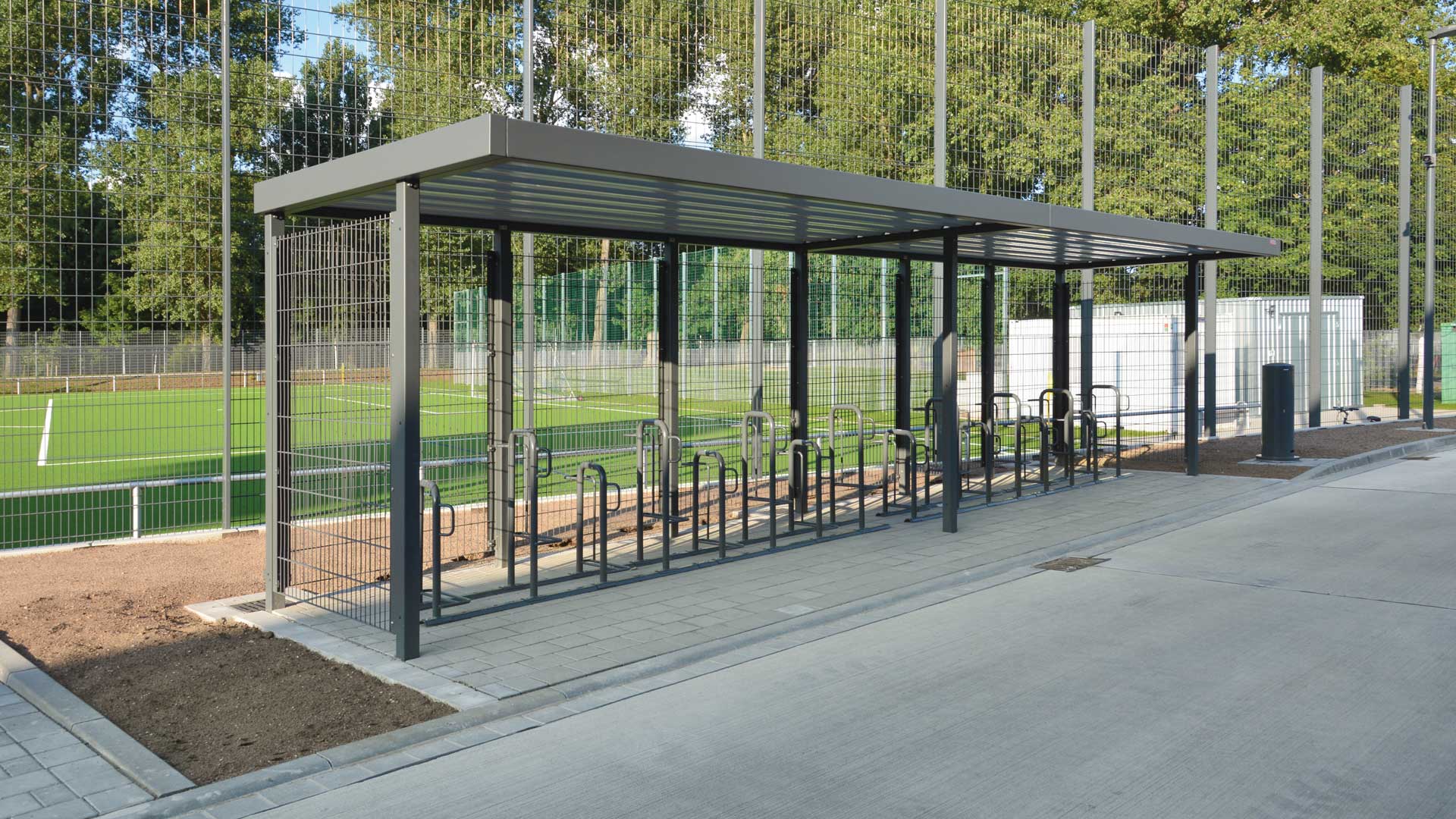 Fahrradberdachung LUNA in Fürth