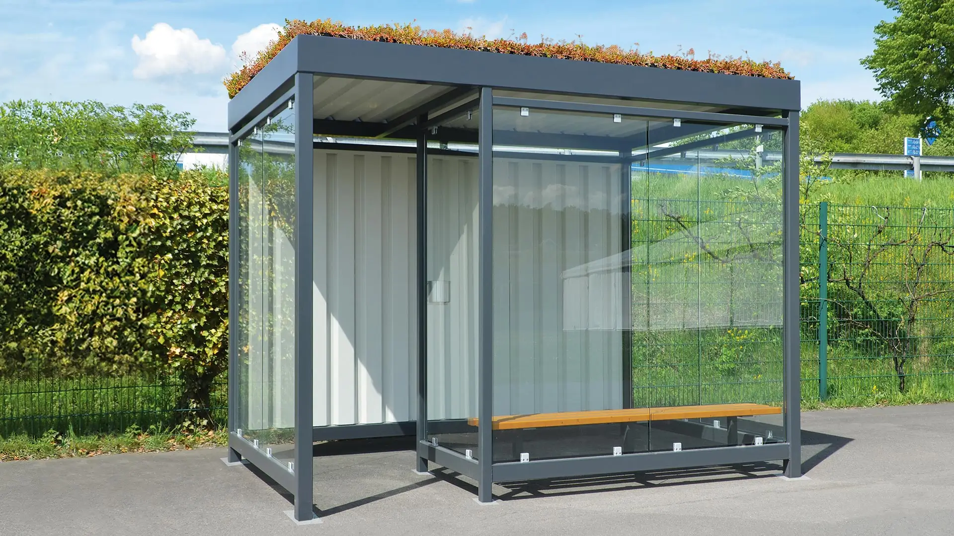 Raucherunterstand AQUILA GREEN