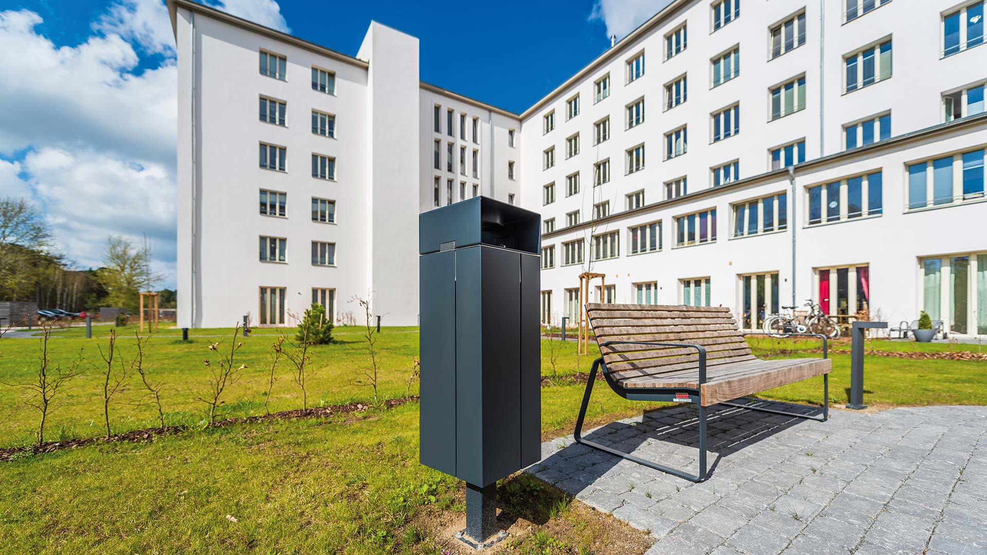 Abfallbehälter NANUK in Binz