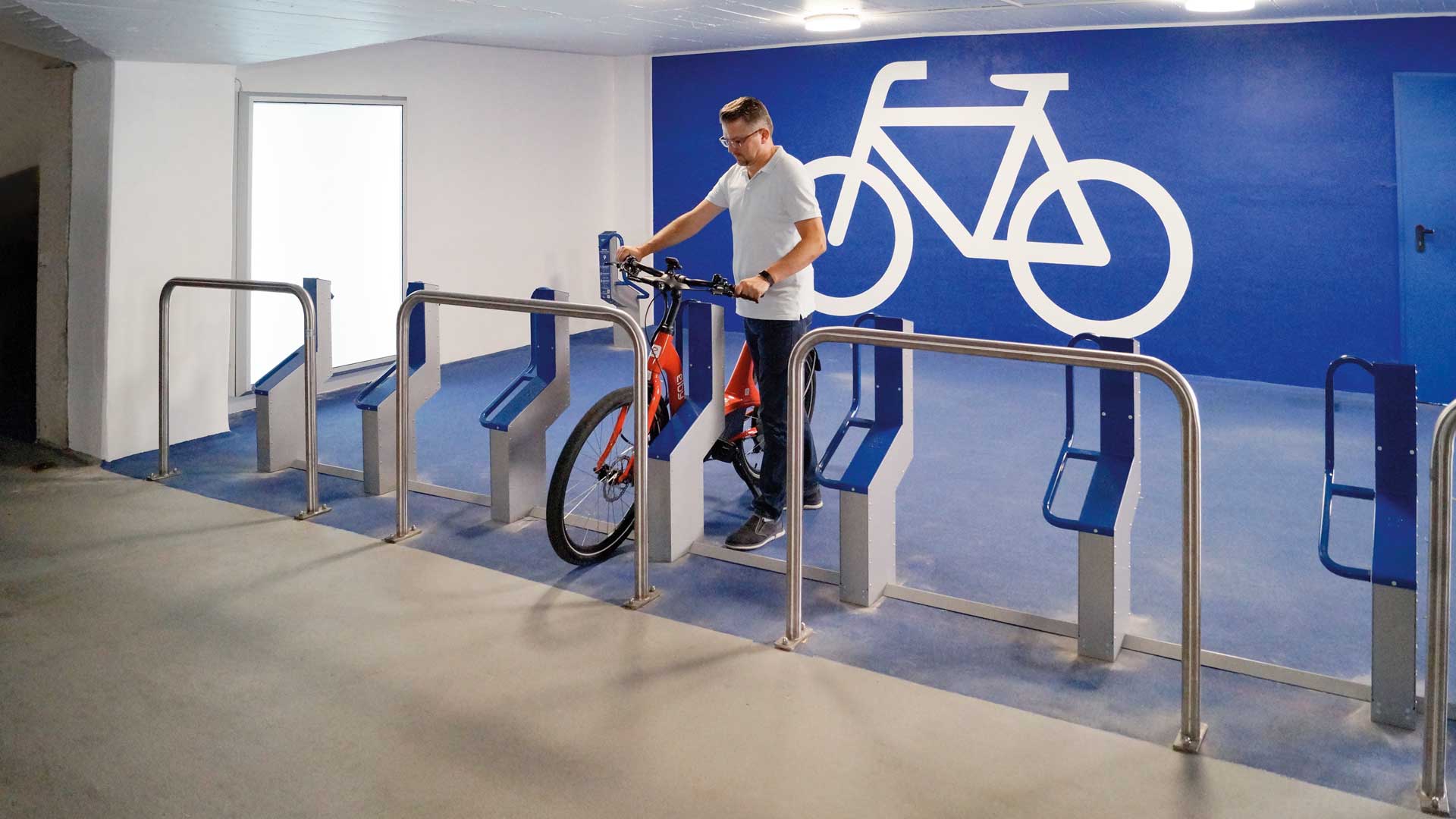 Fahrrad-Abstellanlage BIKEEP in Aachen