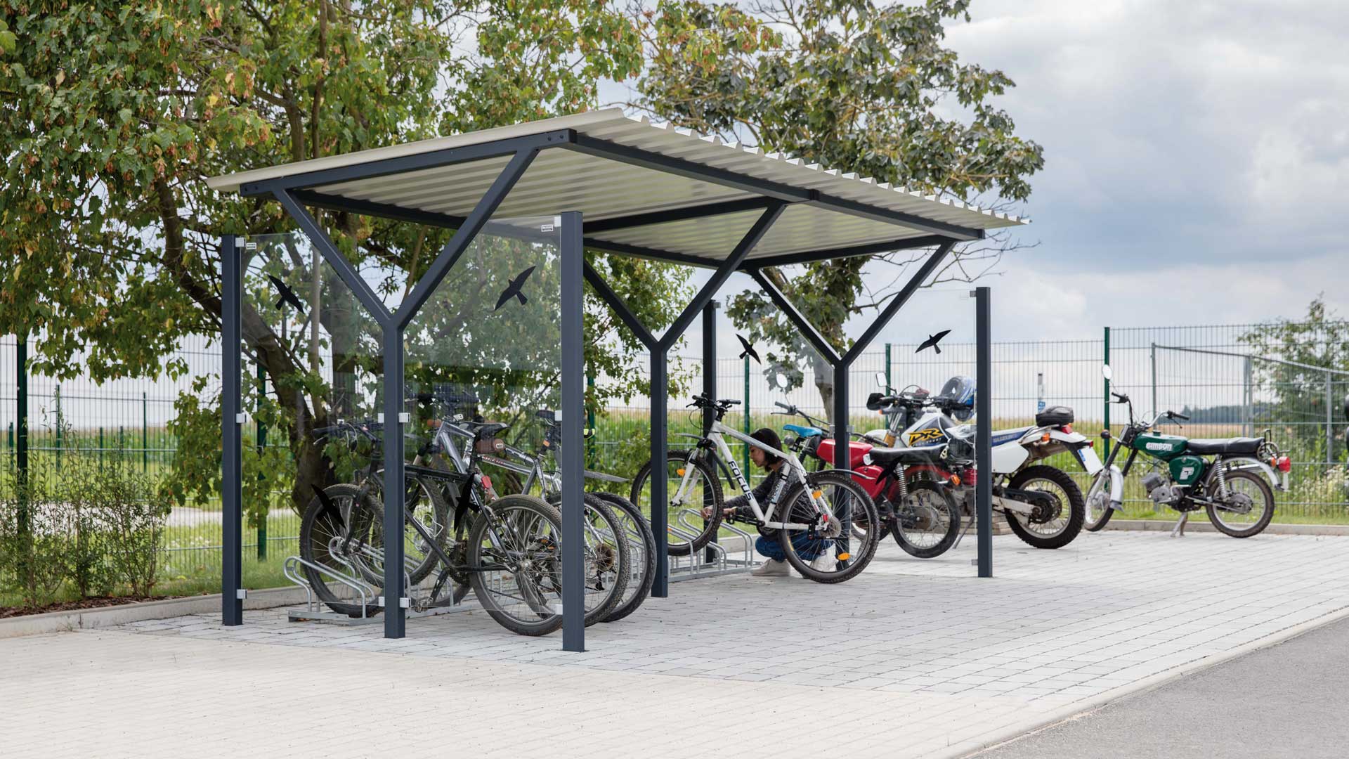 Fahrradüberdachung Z08 in Dörtendorf