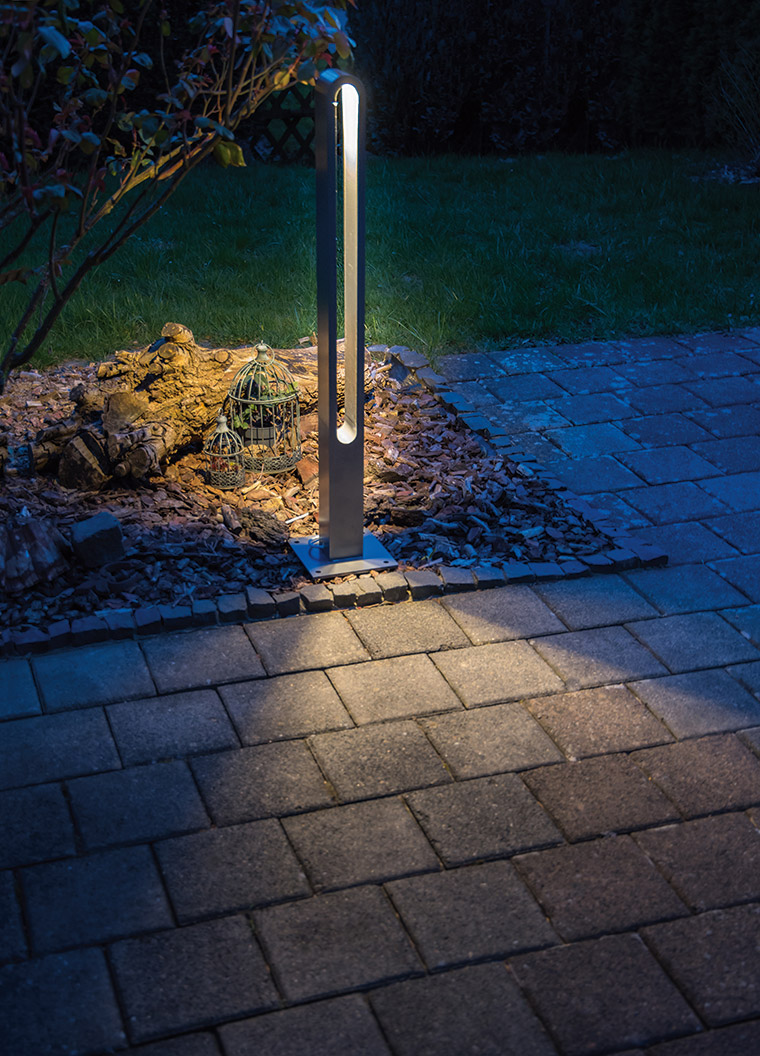 Pollerleuchte BARR aus Aluminium