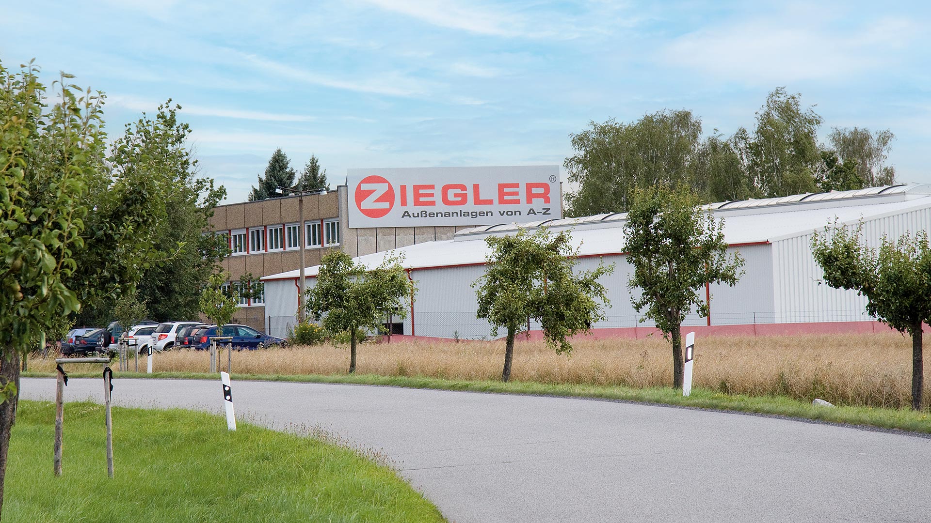 2012 Lagerhalle neben dem Verwaltungs-gebäude in Nebelschütz