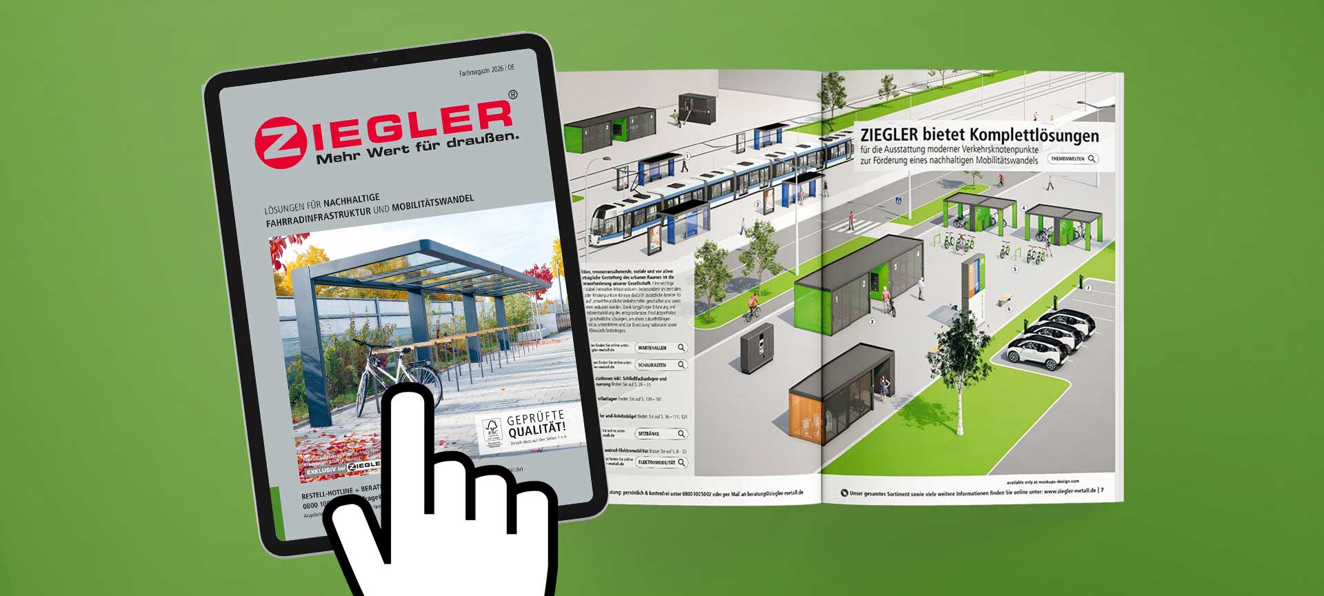 Das neue ZIEGLER-Fachmagazin rund um Radkonzepte