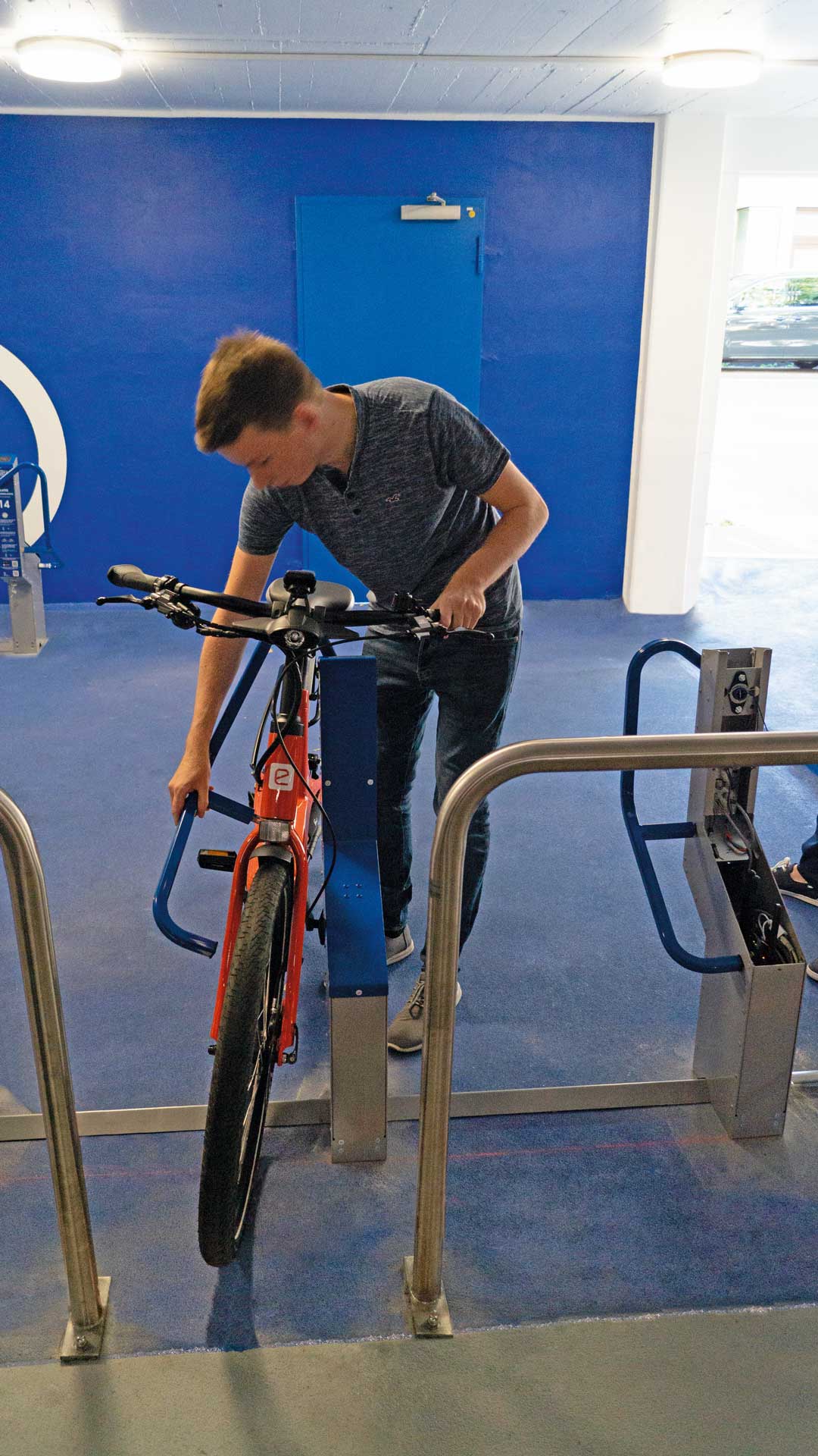 Fahrrad-Abstellanlage BIKEEP in Aachen