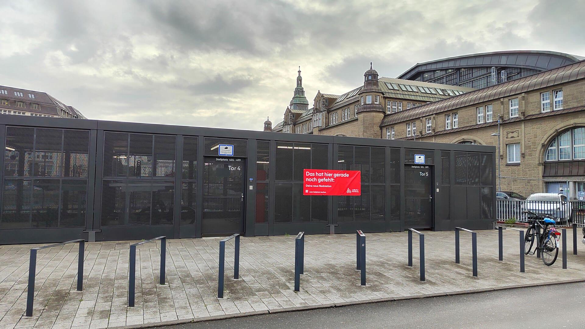 Fahrradabstellanlage in Hamburg