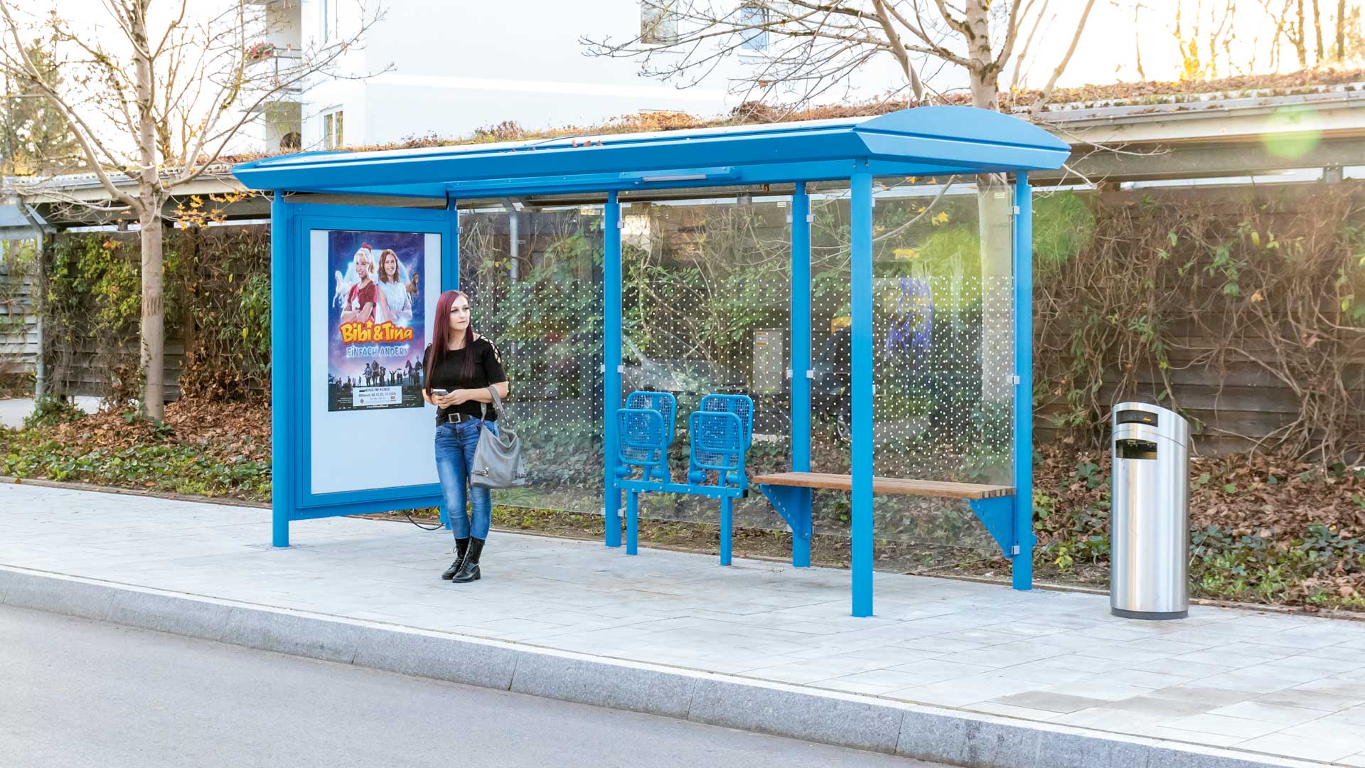 Wartehalle PLUTO in Unterhaching