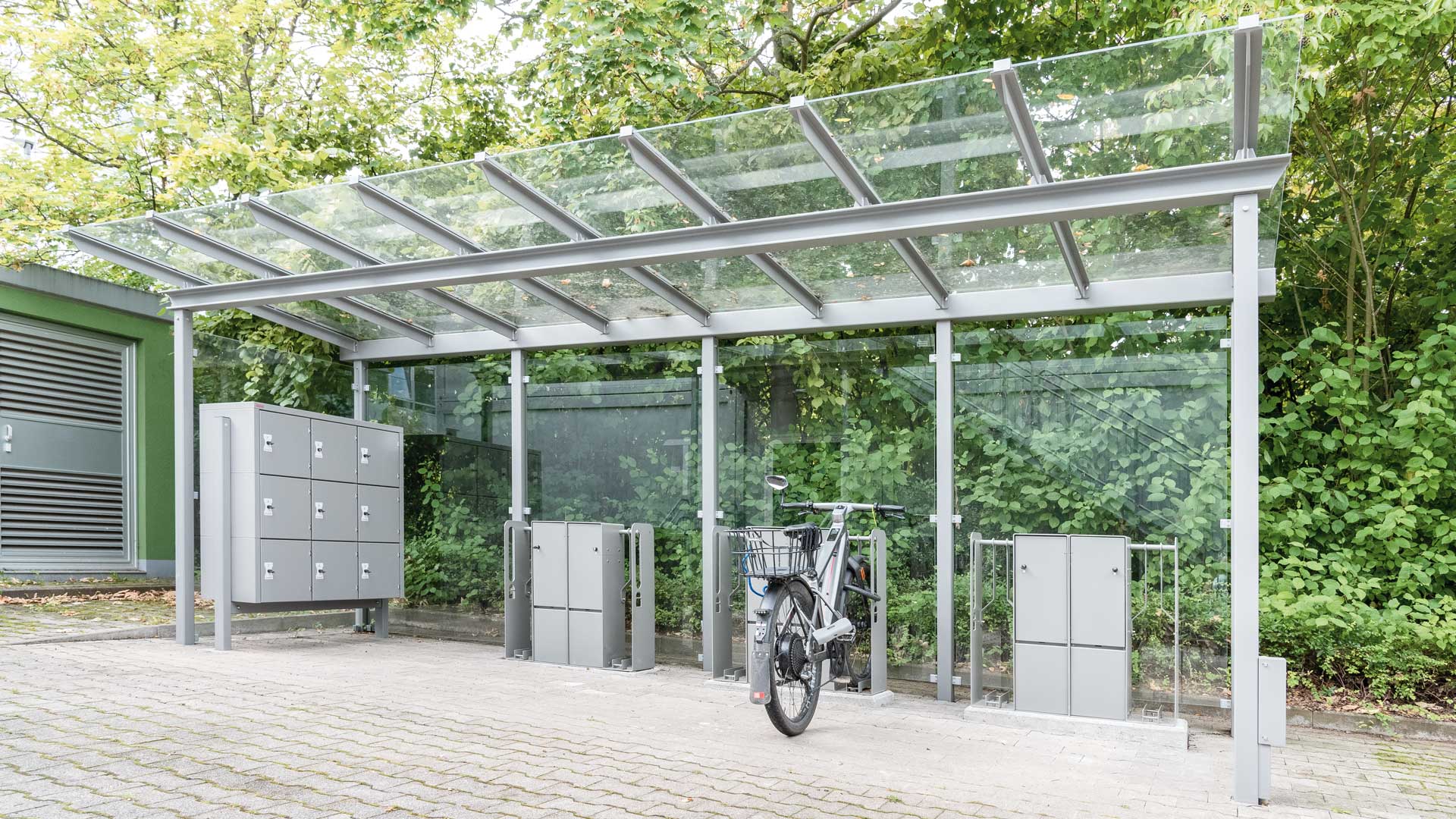 Fahrradüberdachung PEGASUS in Mainz