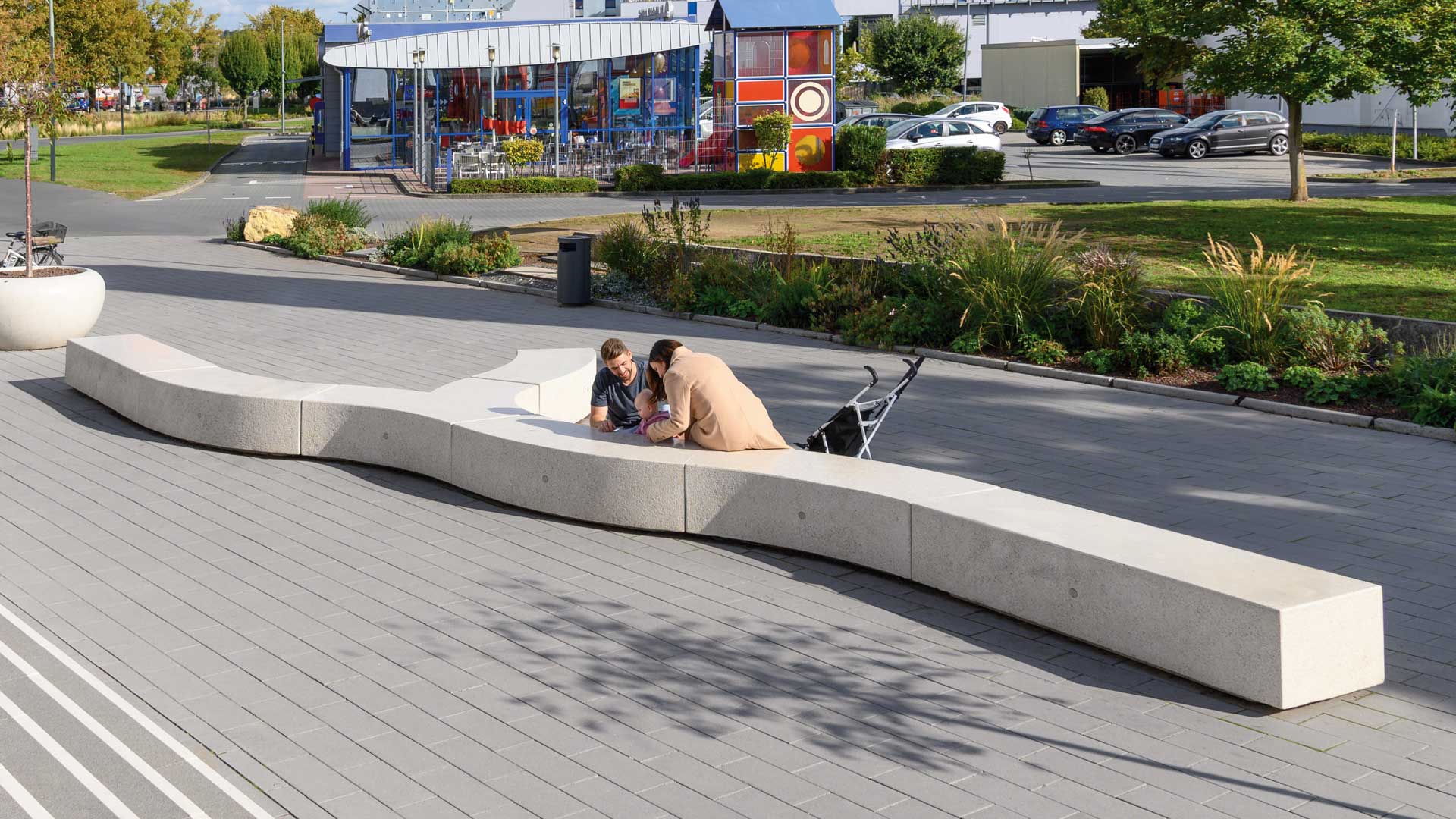 Sitzbank KUBB in Karben