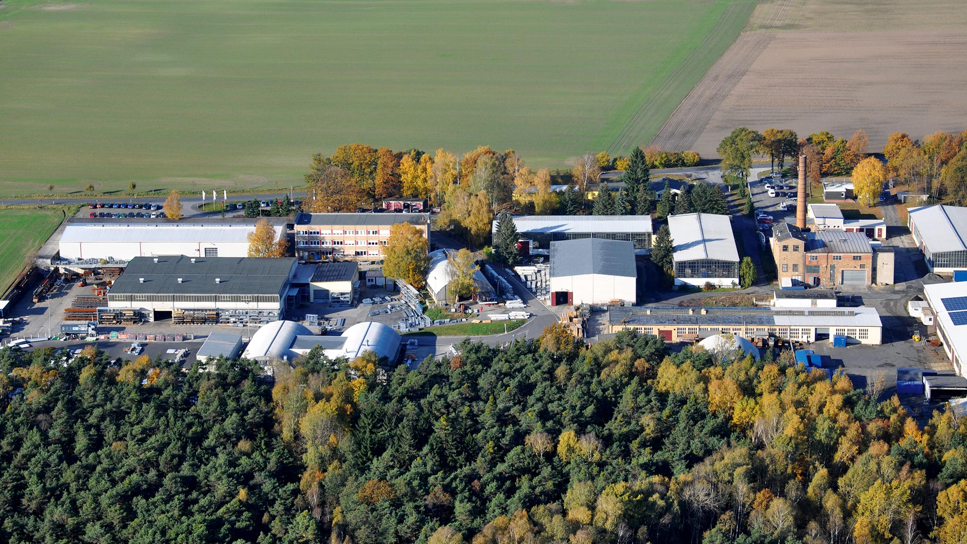 2009 ZIEGLER-Firmen-Grundstück von oben