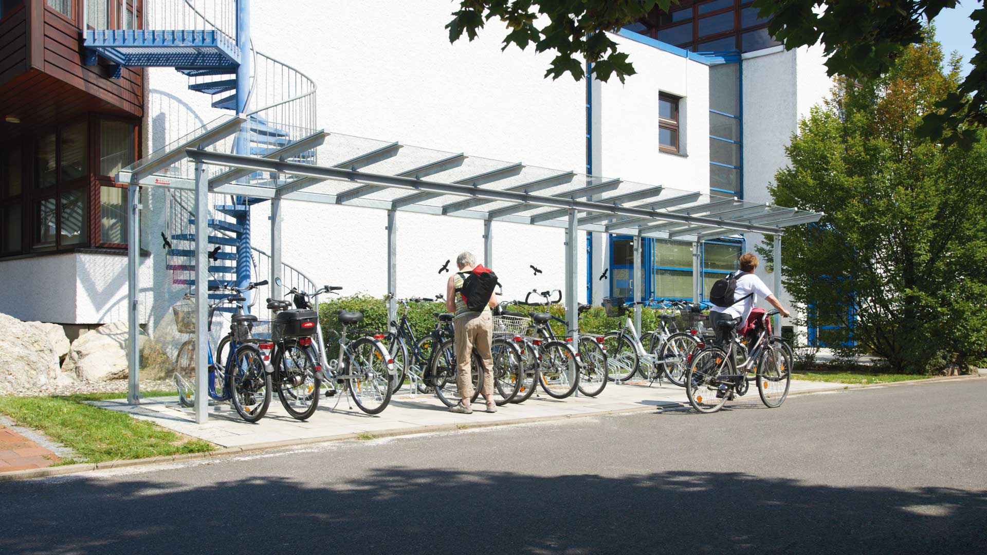 Fahrradüberdachung PEGASUS in Bad Staffelstein