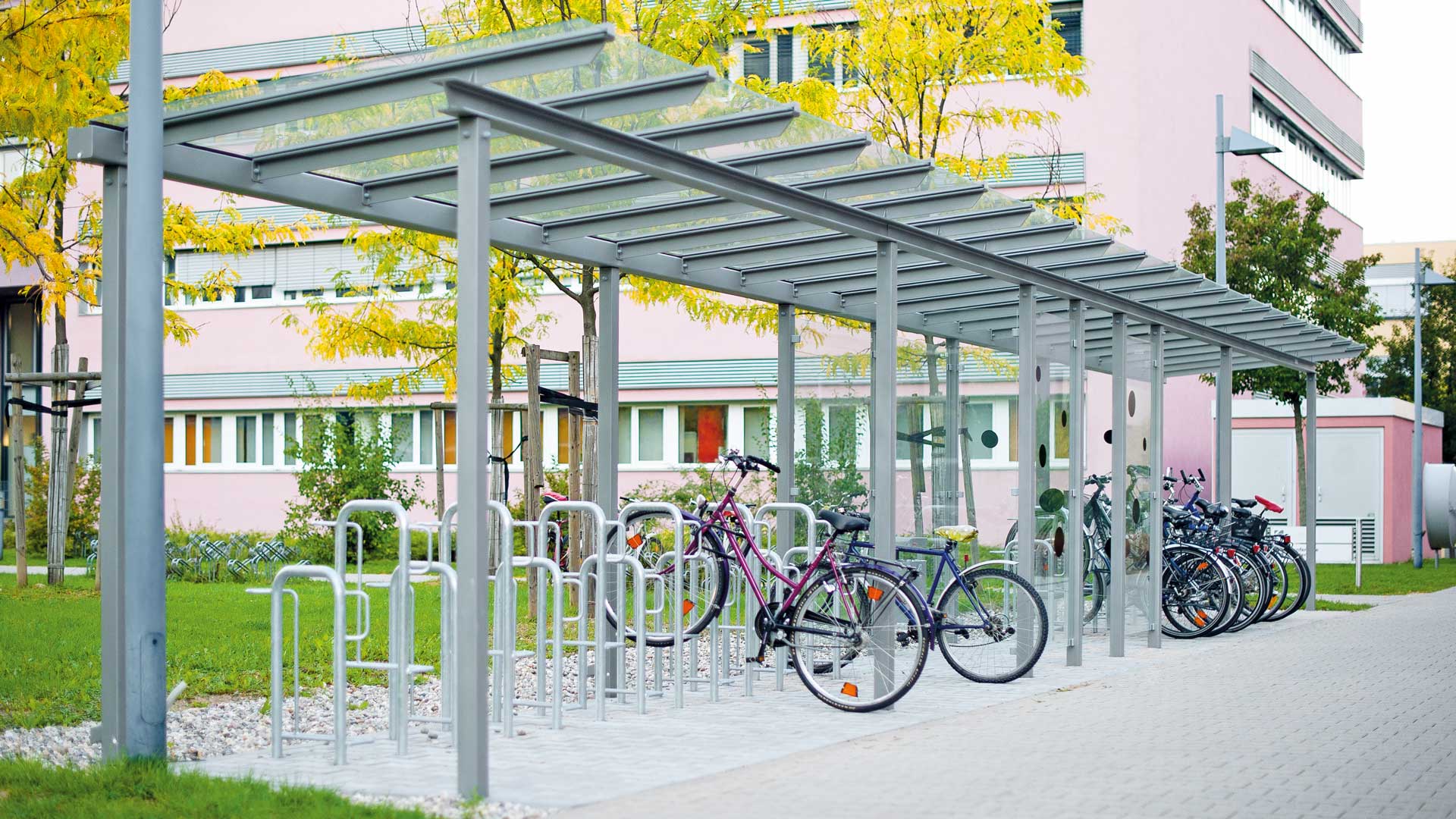 Fahrradüberdachung PEGASUS in Heidelberg