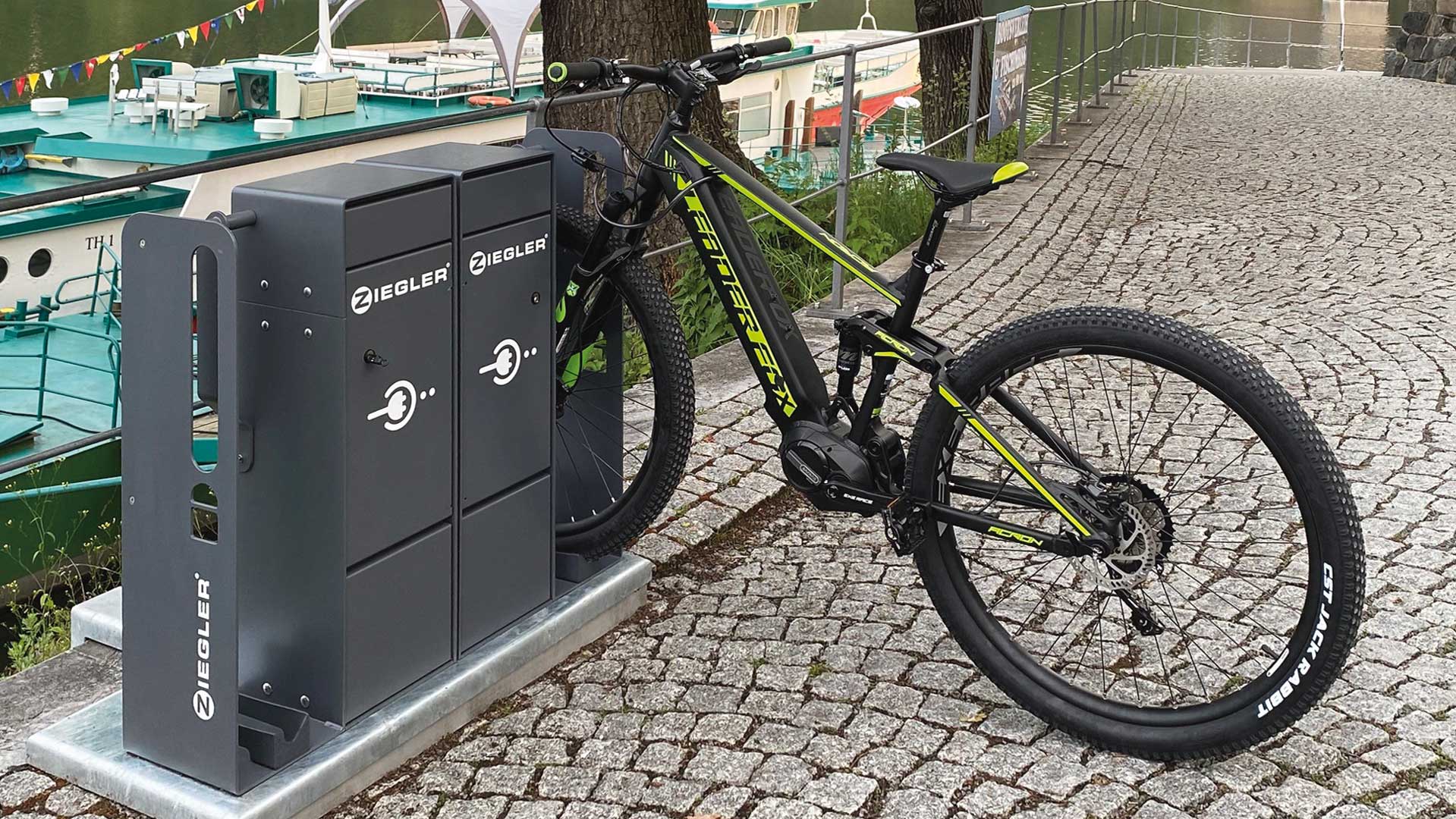 Fahrradabstellanlage VELO CONNECTOR in Saalburg