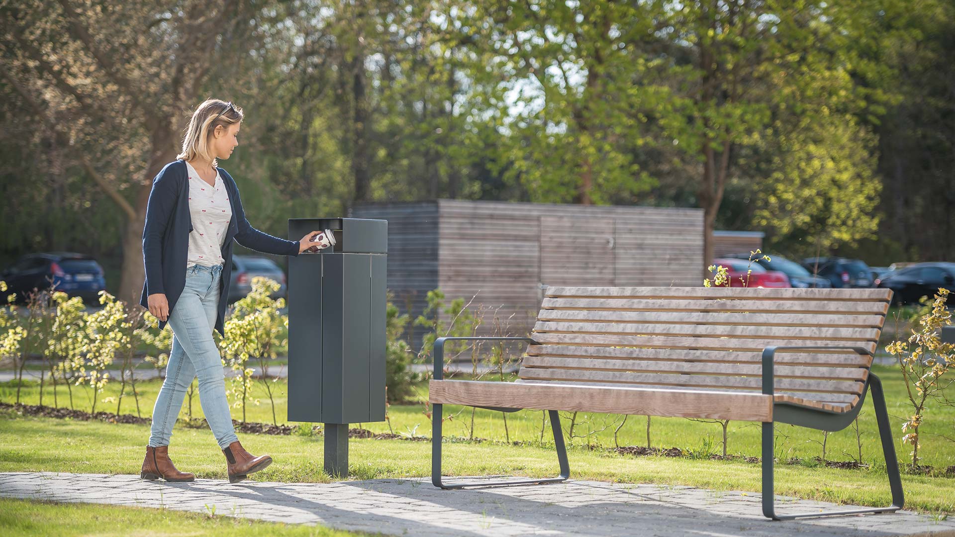 Abfallbehälter NANUK in Binz