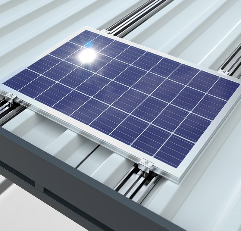 Eine PV-Integration lohnt sich bei größeren Flächen