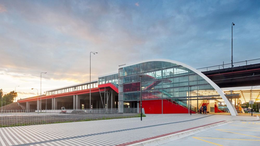 Treppenüberdachung Bahnhof Ostrava 