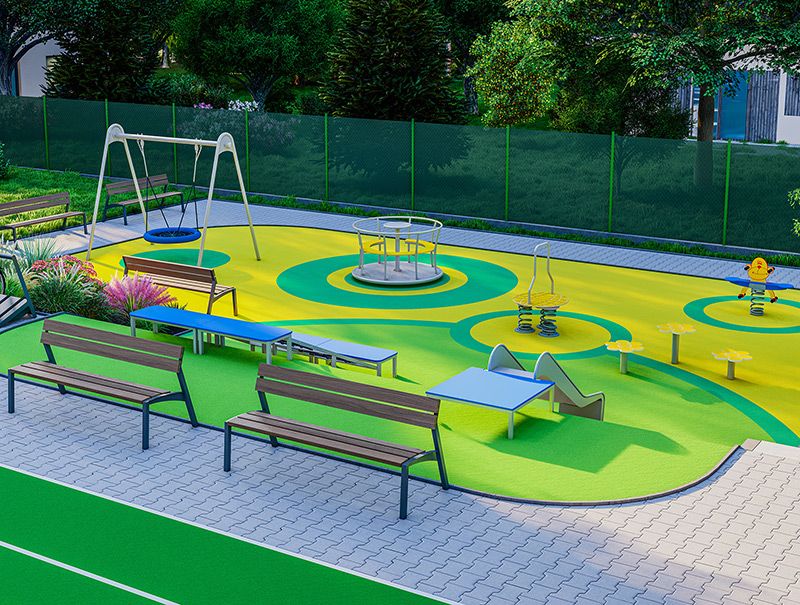 Spielplatzausstattung im Überblick