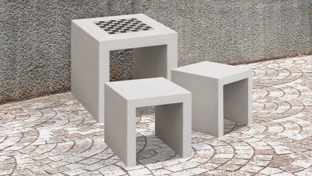 Schachbretttisch SENJA der Marke GRAFE BETON