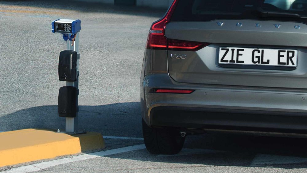 Sensor um eine Schranke für Autos zu öffnen