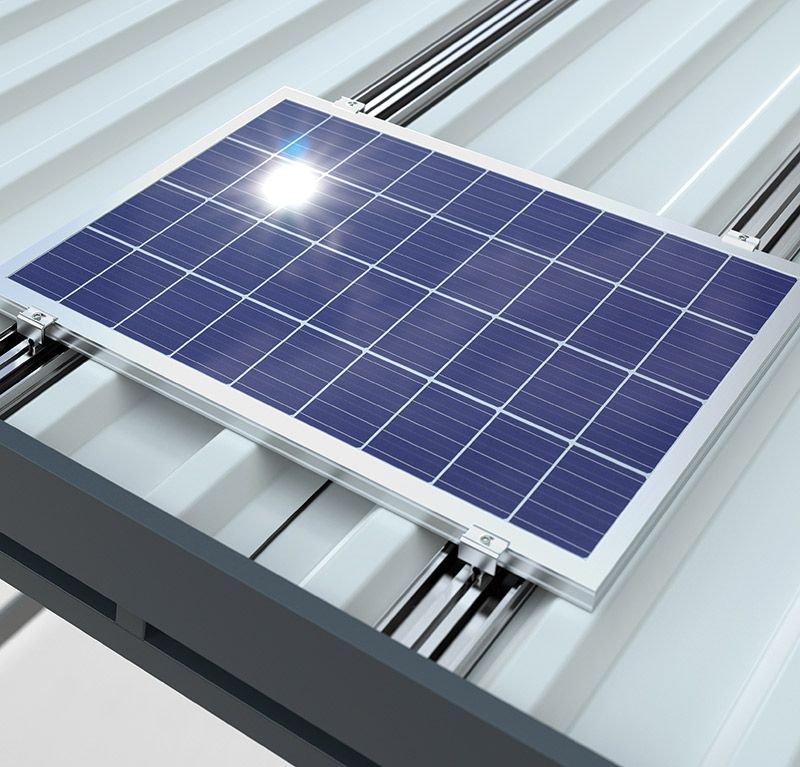 Eine PV-Integration lohnt sich bei größeren Flächen